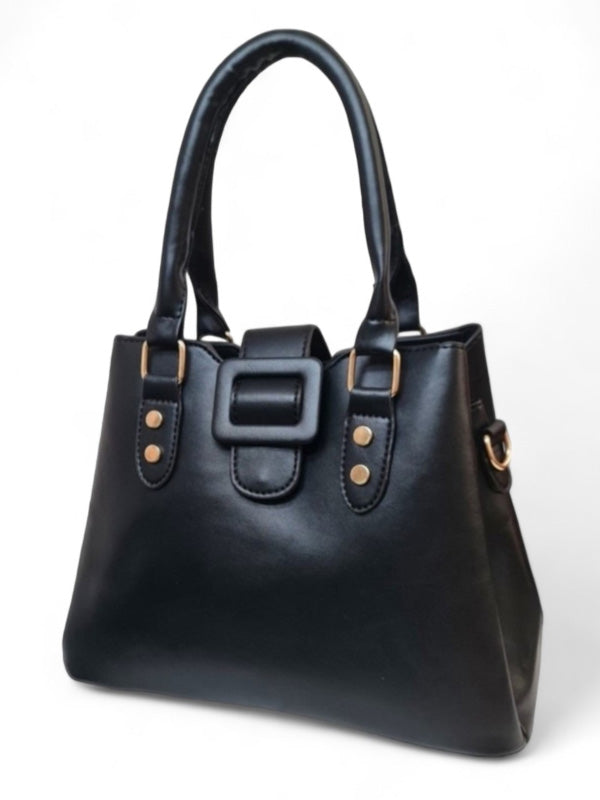 Ladies Bag - Black, Strap Included, ±21×29 cm
