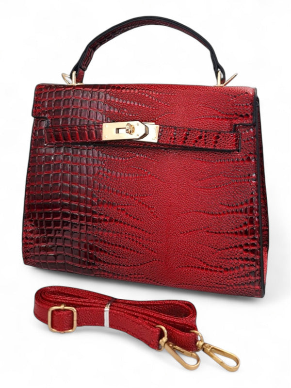 Ladies Bag - Red ±27×33×13 cm