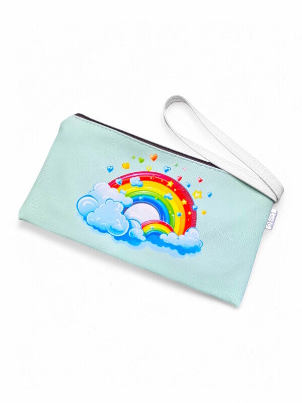 Pencil BAG - MINT - Rainbow - ±12.5×24×1 Cm