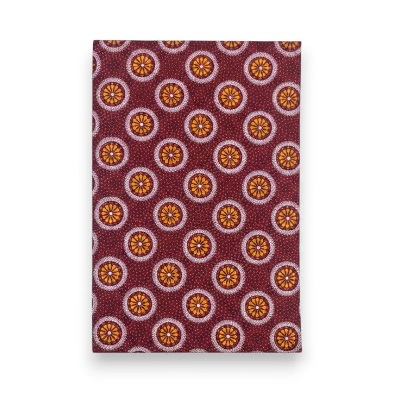 Notebook - Shweshwe - Maroon - A5
