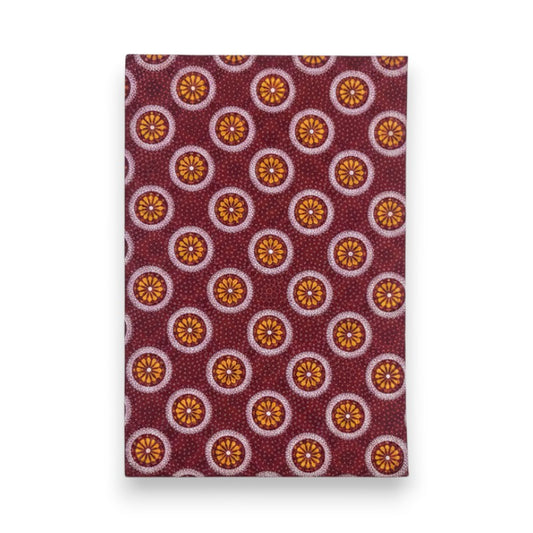 Notebook - Shweshwe - Maroon - A5