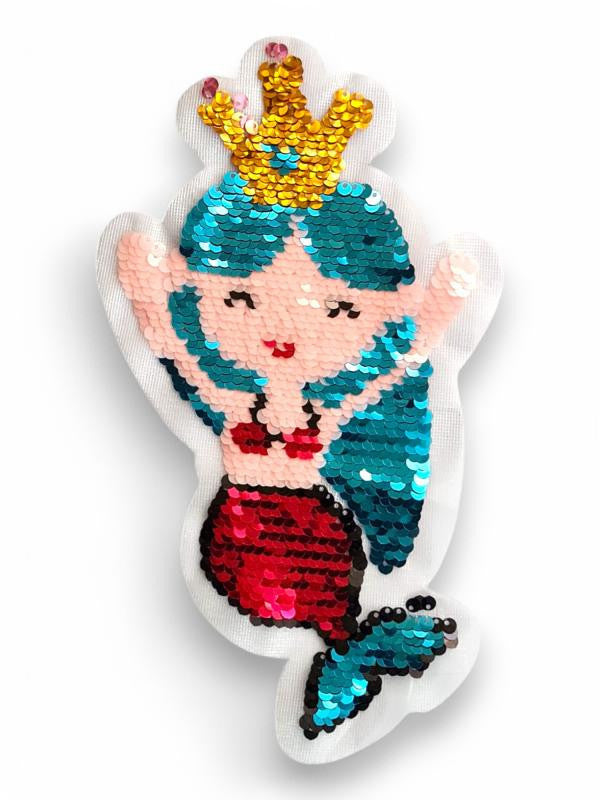 IRON ON PATCH - Mermaid - ±22×13 Cm