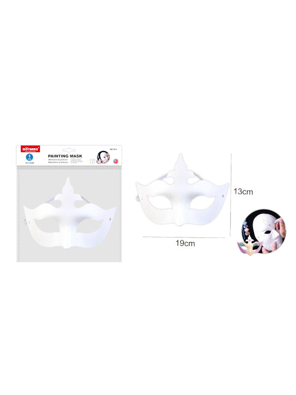 Motarro Painting Mask - White, 19x13 cm