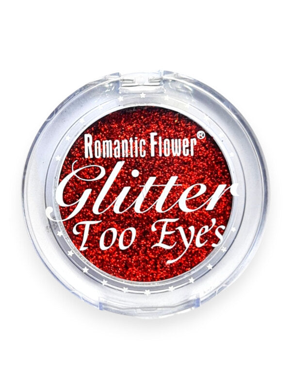Romantic Flower - Eye Glitter, Red