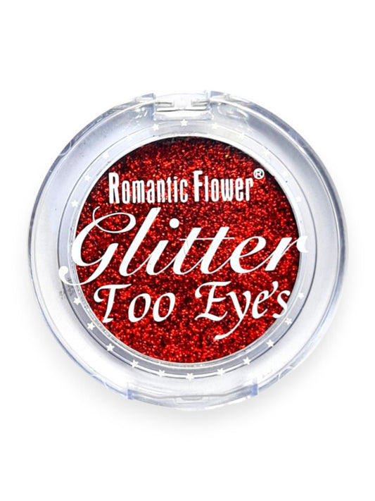 Romantic Flower - Eye Glitter, Red