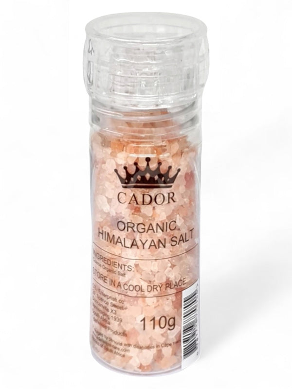 Cador Organic Himalayan Salt Grinder - Plastic, 110 g