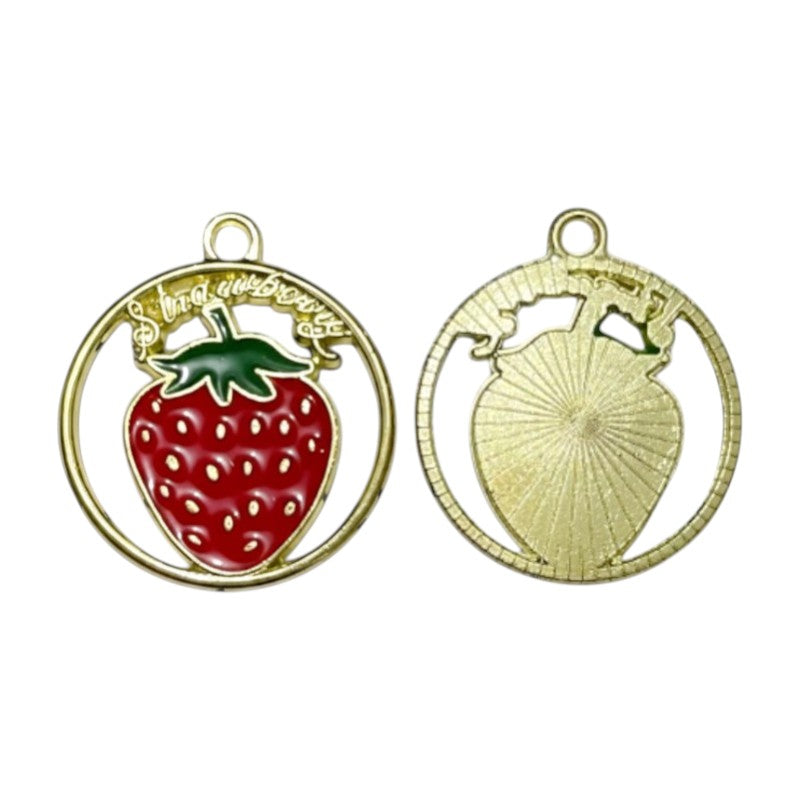 METAL CHARM - Strawberry