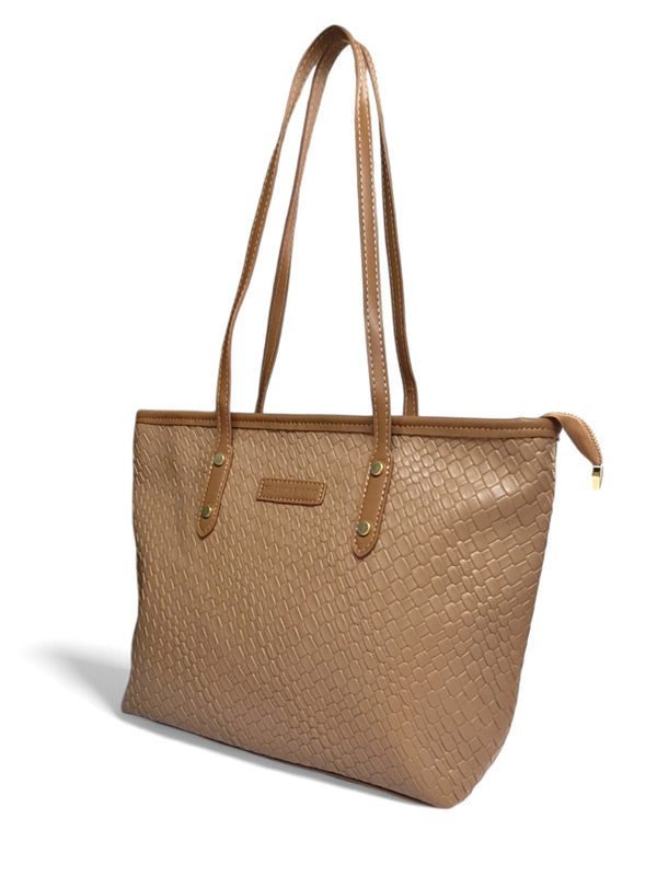 Ladies Bag - Beige ±27×34×11 cm
