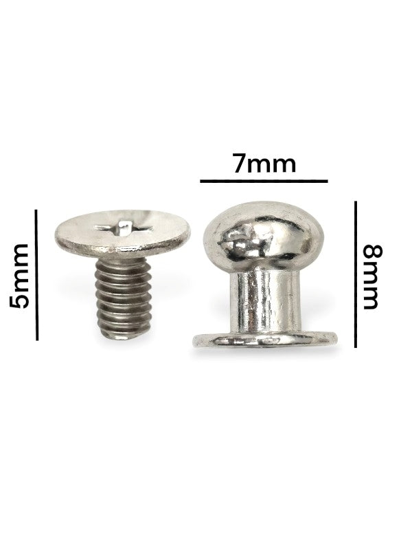 Binding Post - Silver - 7 mm - - ±30 Sets