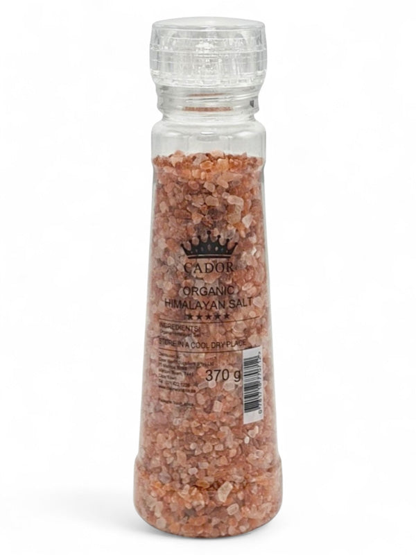 Cador Organic Himalayan Salt Grinder - Plastic, 370 g