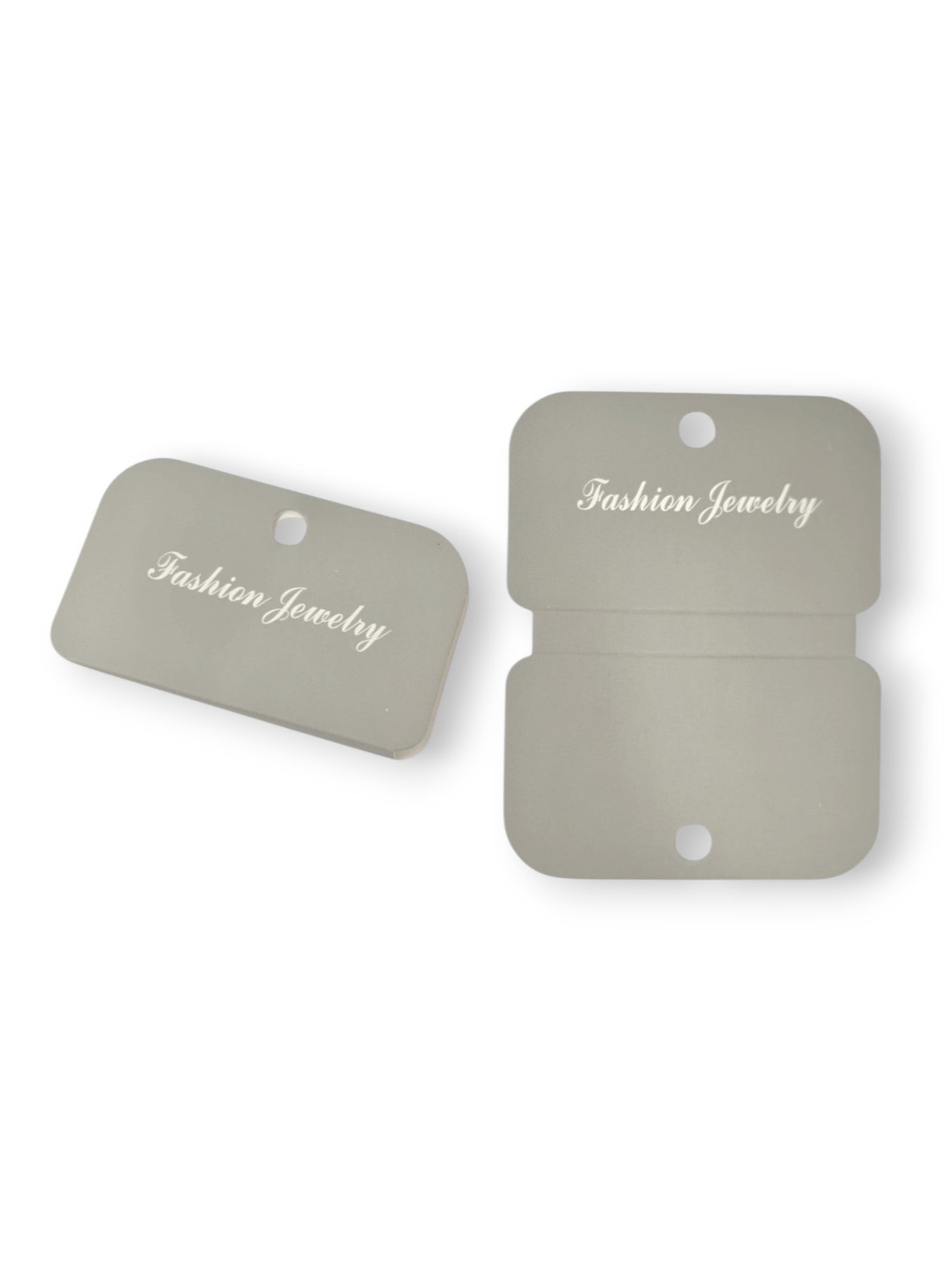 Jewellery Display Tags - Necklace, Grey, ±9×11.5 cm ±100-Piece