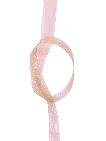 Organza Ribbon - 6 mm Salmon