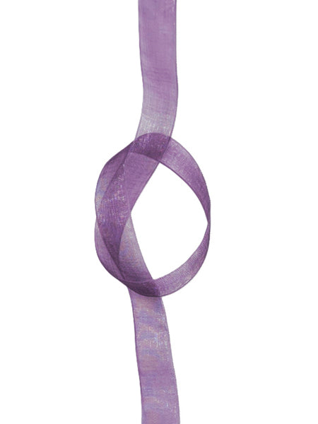 Organza Ribbon - 16 mm Grape