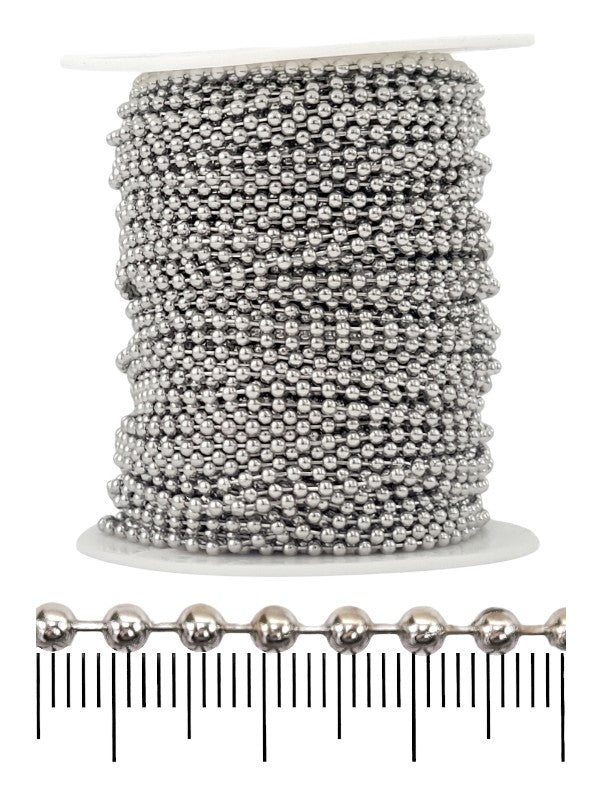 Chain - Silver, 3×3 mm, ±47 m