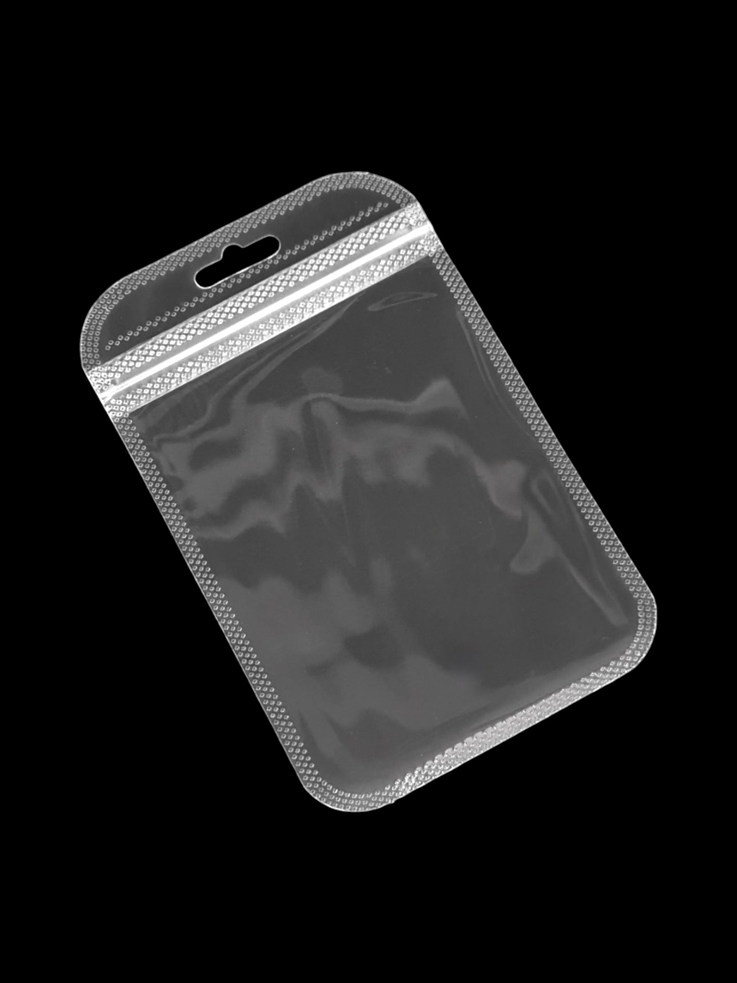 PP Ziplock BAG - Transparent FRONT AND Frosted BACK - Outside ±9×14 Cm - Inside ±8×11 Cm - Thickness 80 Microns ±50-Piece