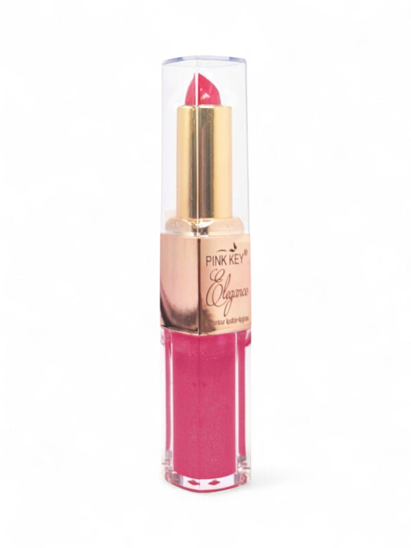 Pink Key Elegance - Lipstick And Lip Gloss