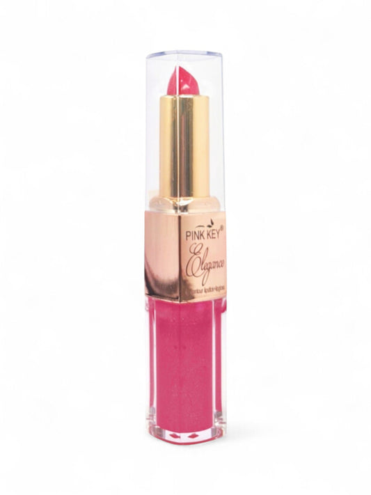Pink Key Elegance - Lipstick And Lip Gloss