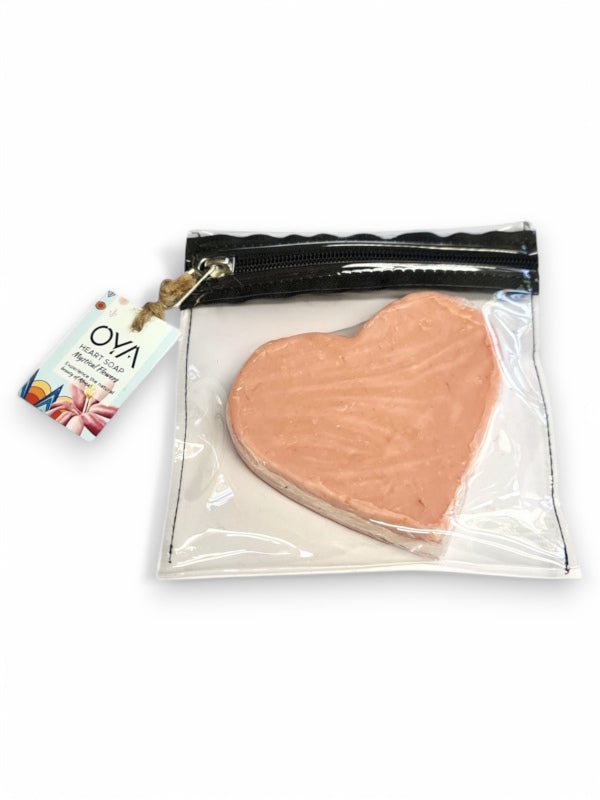 OYA Heart Soap - Mystical Flowers, Large