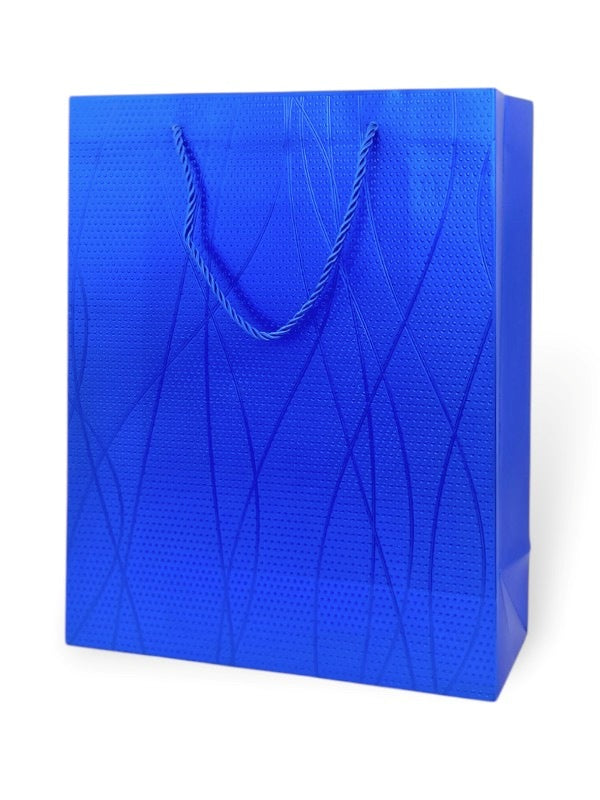 GIFT BAG - BLUE - ±32×26×10 Cm