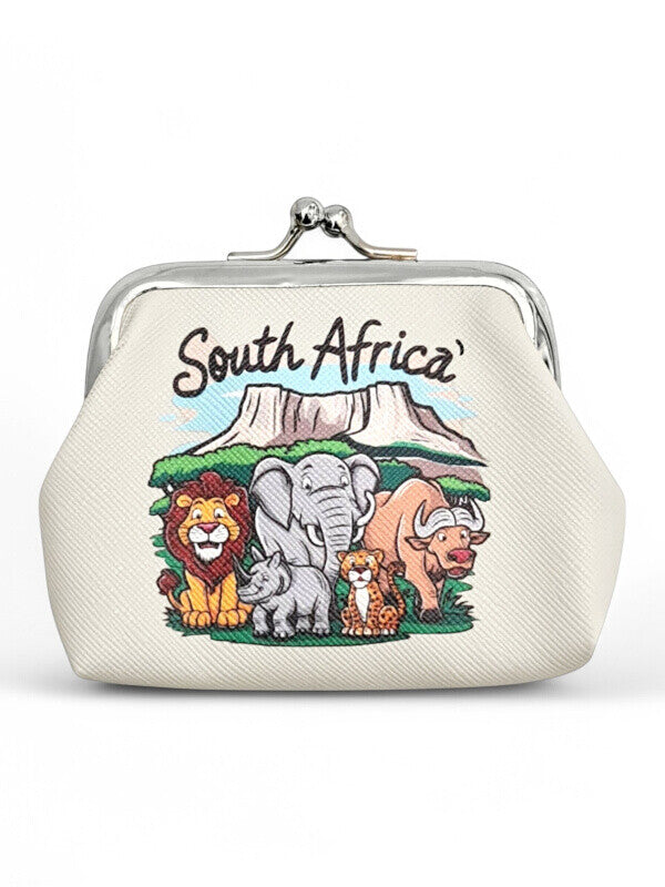 PURSE - LIGHT BEIGE - Animals - ±7.5×9.5×2 Cm