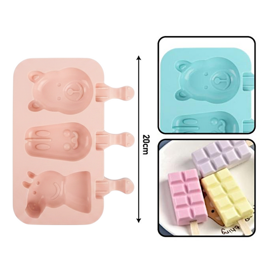 Silicone ICE CREAM MOULD - 19*11.5 cm - Pink