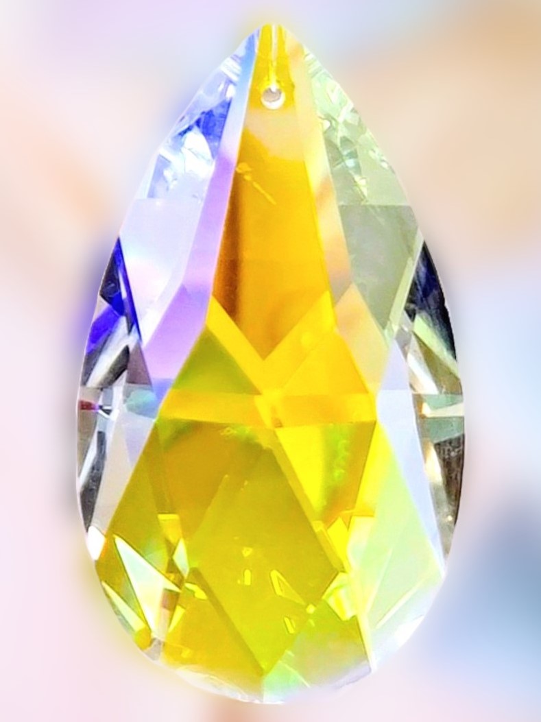 Chandelier Glass Crystal With AB Finish ±63×41 mm
