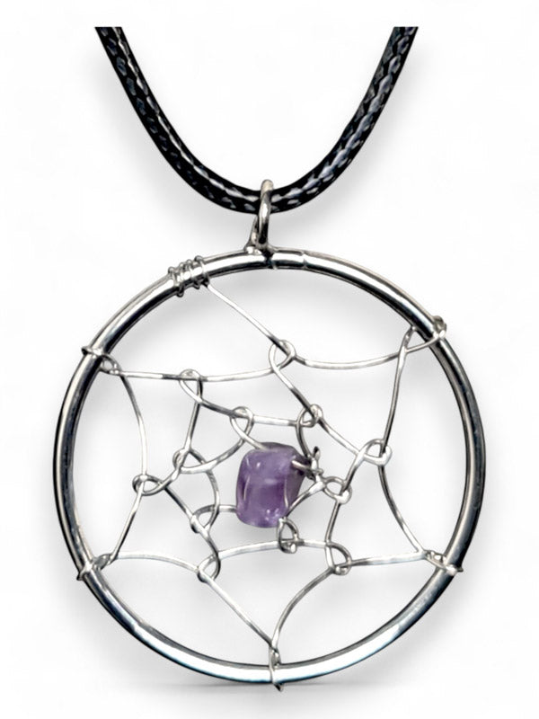 Earth Stone Beads - Dreamcatcher, Round, Amethyst