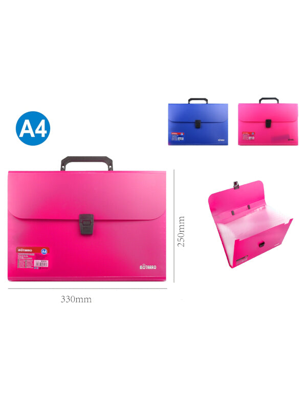 Motarro Expanding File - A4, Pink