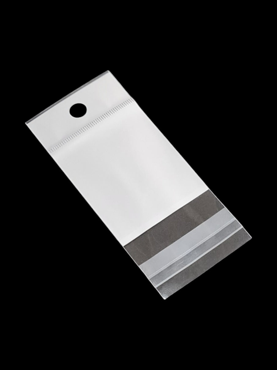 PVC BAG - WHITE ±4.5×10 Cm - Thickness 40 Microns ±100-Piece