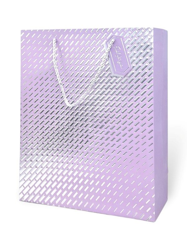 GIFT BAG - Purple - ±32×26×10 Cm