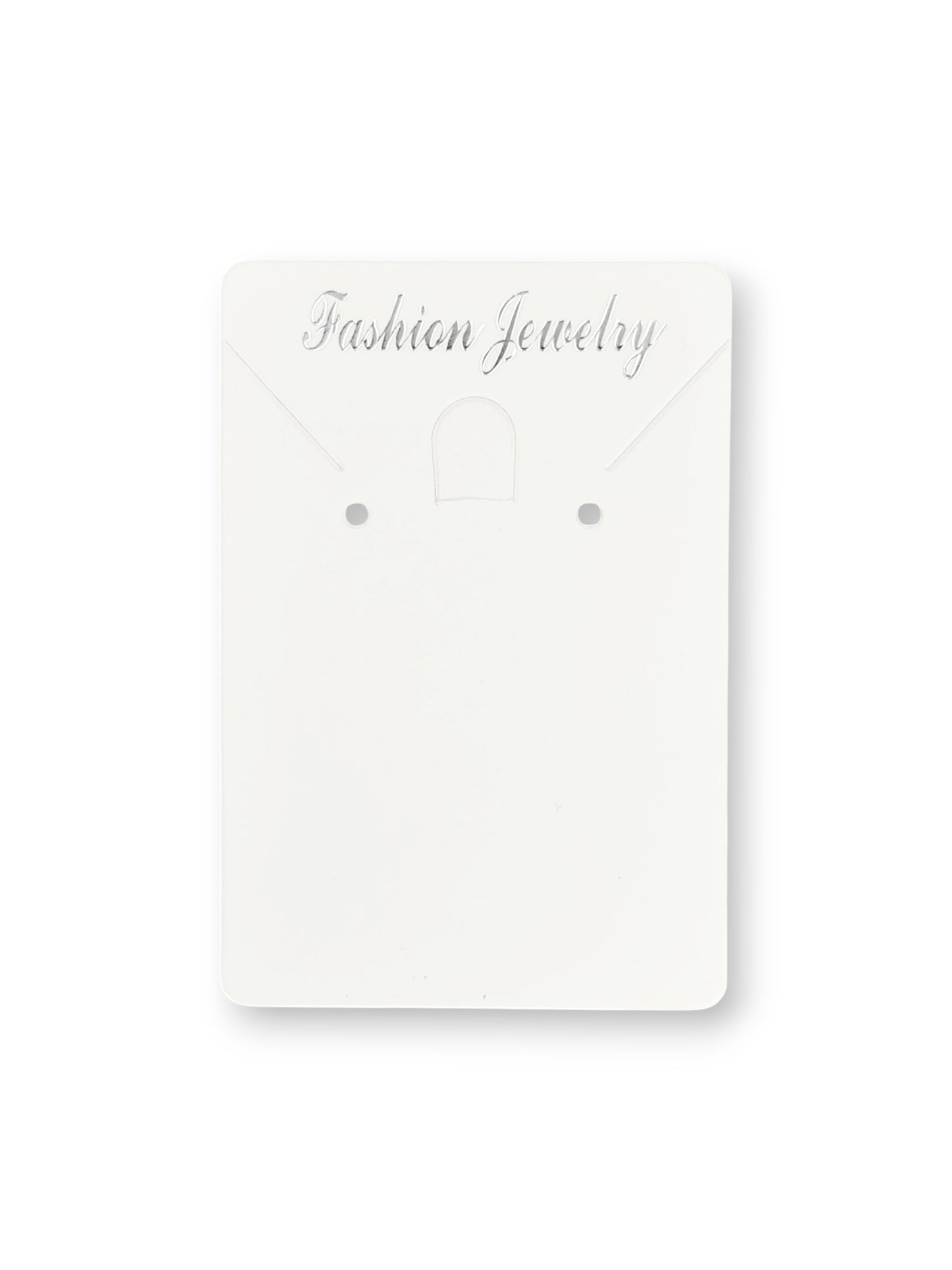 Jewellery Display Tags - Earrings And Necklace, White, ±5×7.3 cm ±200-Piece