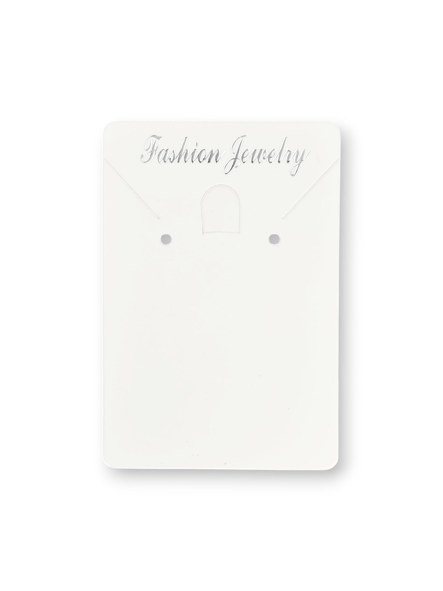 Jewellery Display Tags - Earrings And Necklace, White, ±5×7.3 cm ±200-Piece
