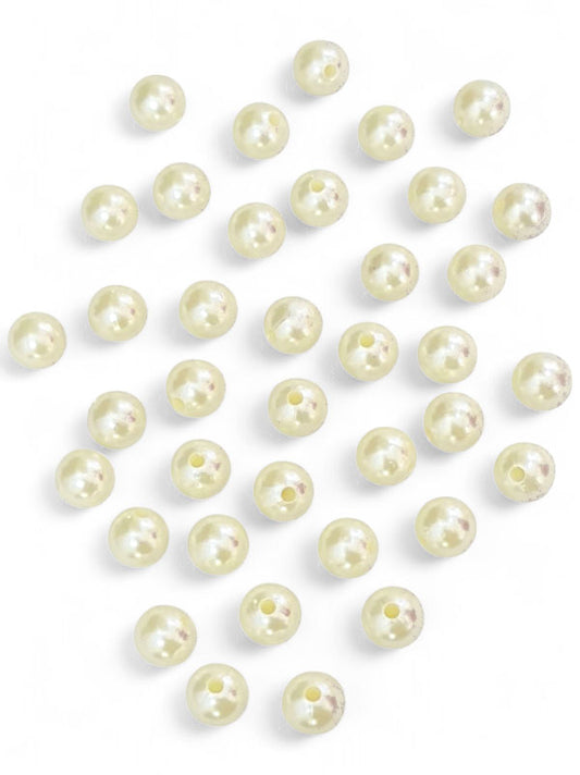 Beads - Cream, Size 12 mm, ±500 g/550-Piece