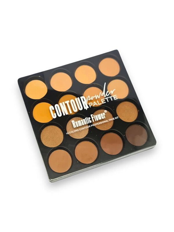Romanic Flower - Contour Powder Palette, 16 Colours