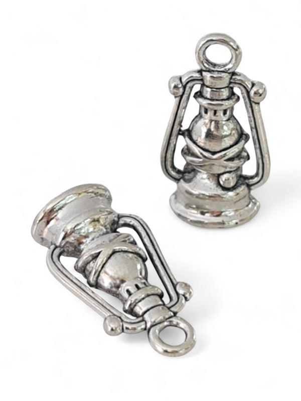 Metal Charm - Lamp ±20×11 mm ±25-Piece