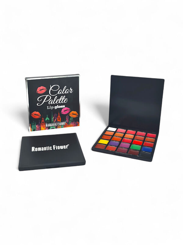 Romantic Flower - Colour Lip Gloss Platte, 25 Colours