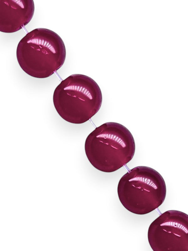 GLASS BEADS - DARK Purple - 8 Mm - ±100-Piece