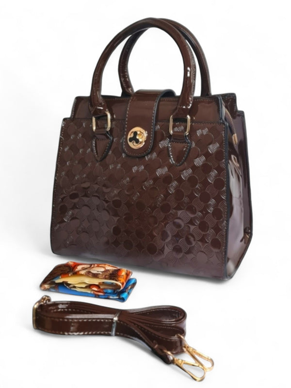 Ladies Bag - Brown ±22×27×11 cm