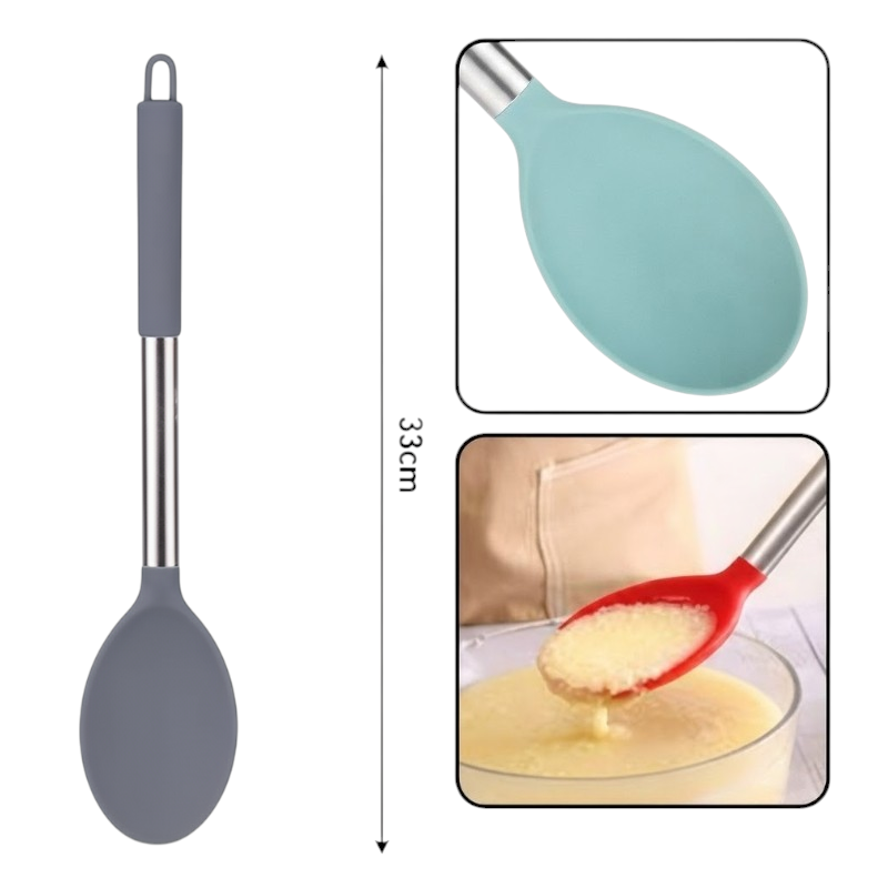 Silicone SPOON - 32 cm - Grey