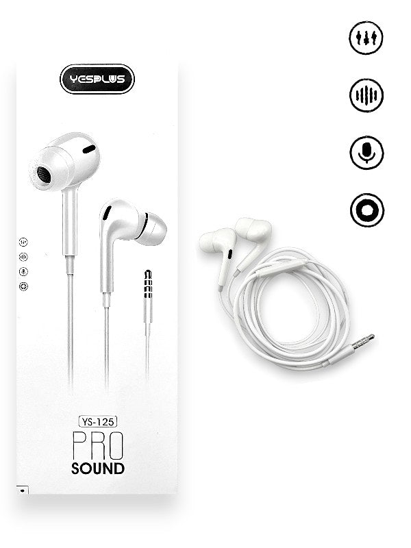Yesplus Ys - 125 - Earphone, White