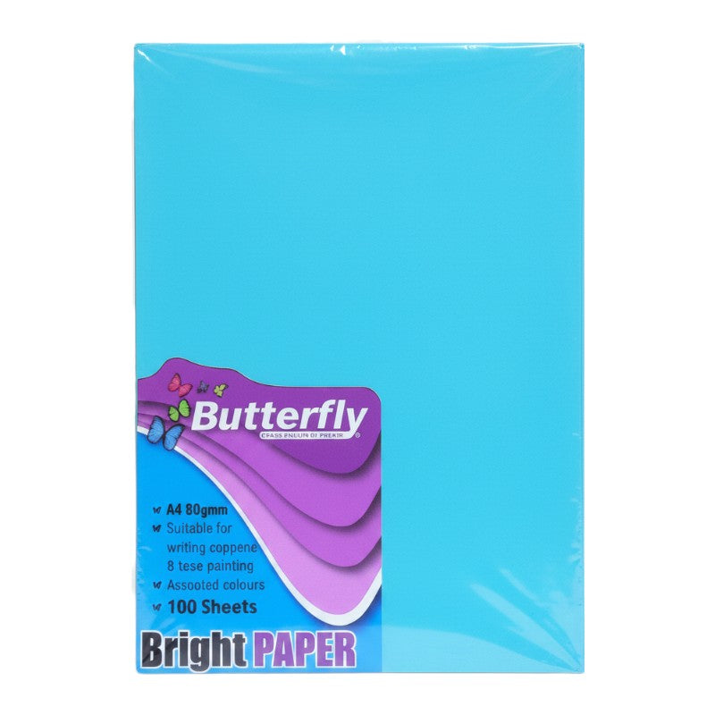 A4 PAPER 100 SHEET Brite/pastel