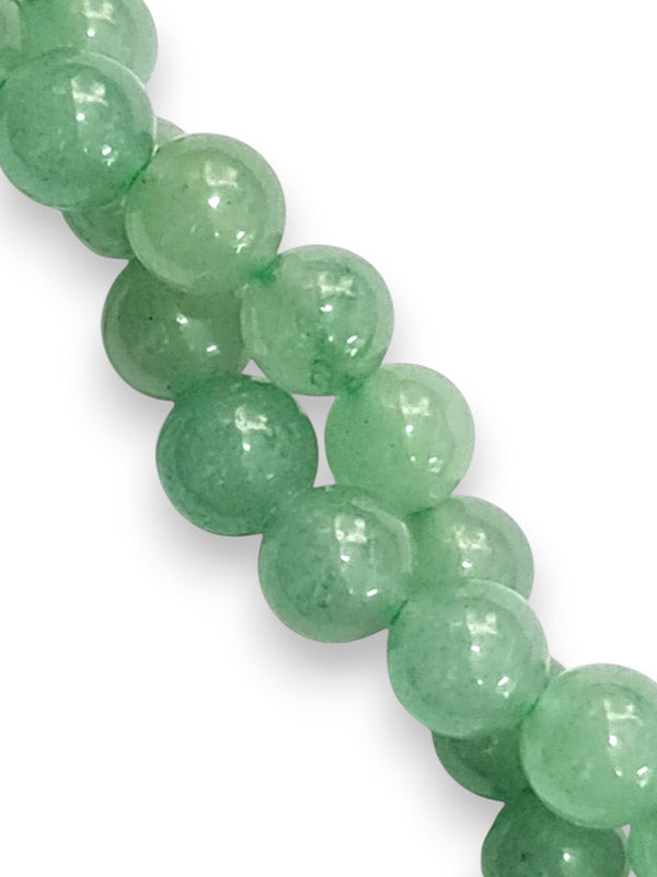 Semi - Precious Stone Beads - Aventurine, 8 mm, ±50-Piece