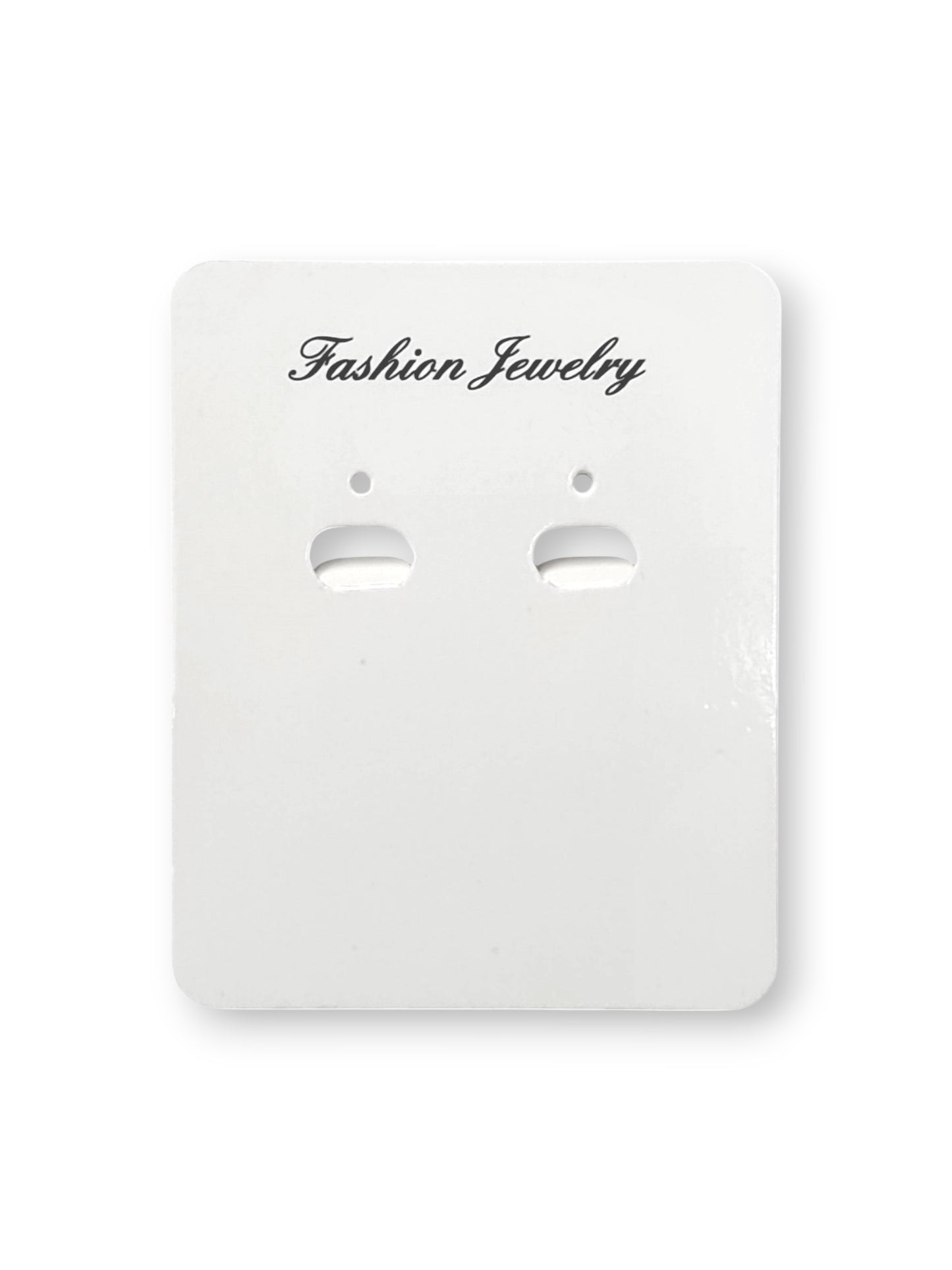 Jewellery Display Tags - Earrings, White, ±6×7.4 cm ±200-Piece