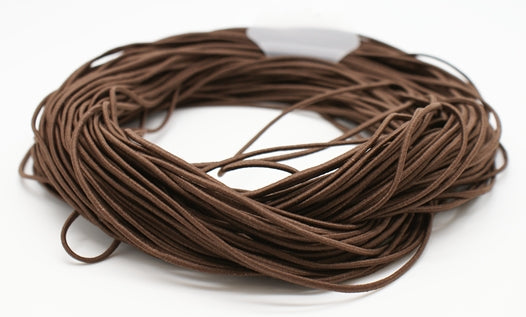 Elastic - Fabric Covered - Brown 2.0 mm - Hank