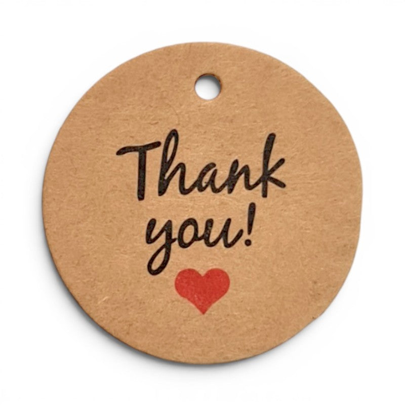 TAGS - THANK YOU 3.5 Cm + - 100-Piece