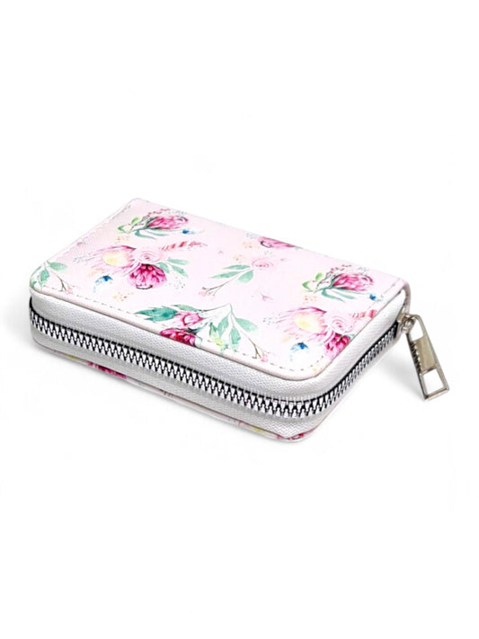Protea Wallet - LIGHT PINK - CAN HOLD CARDS - ±9×11×2.5 Cm