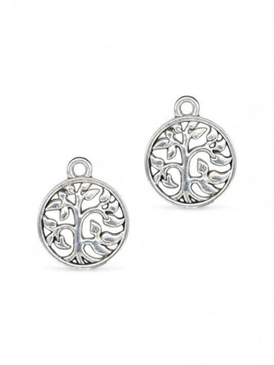 Metal Charm - Tree Of Life ±17×15 mm ±50-Piece