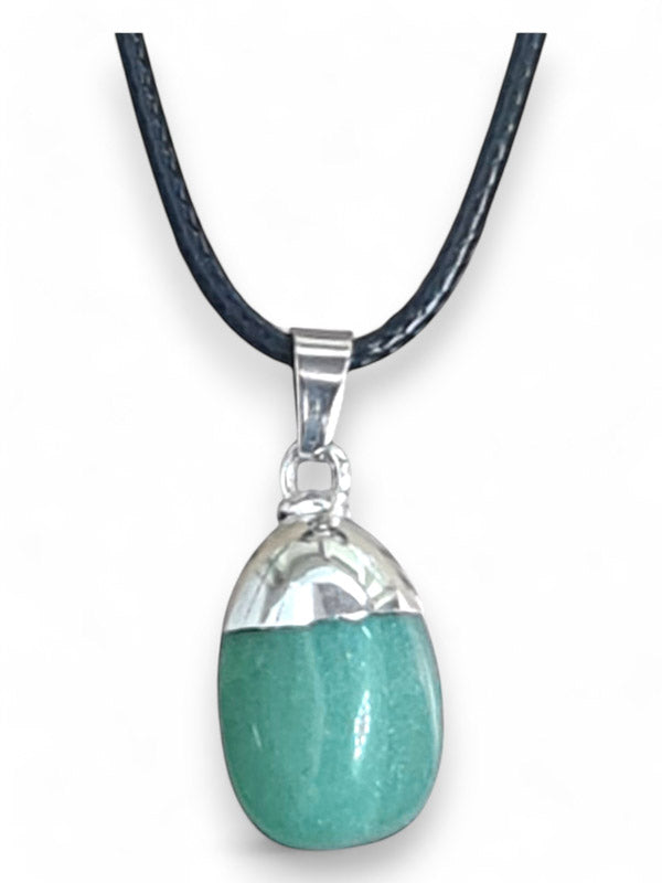 Earth Stone Beads - Capped Stone, Aventurine