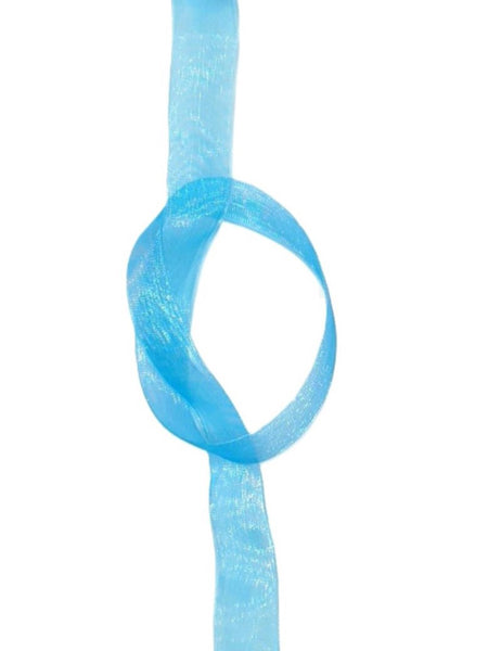 Organza Ribbon - 16 mm Turquoise