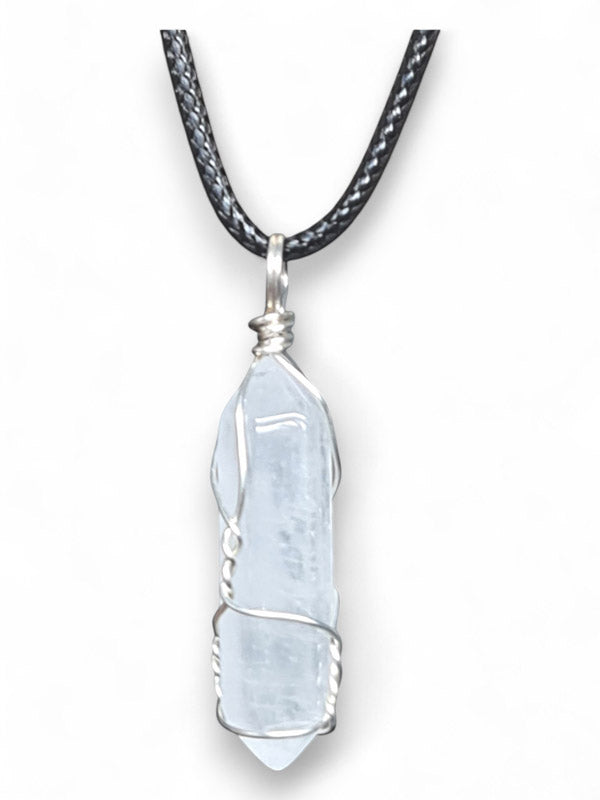 Earth Stone Beads - Wired Drop, Crystal